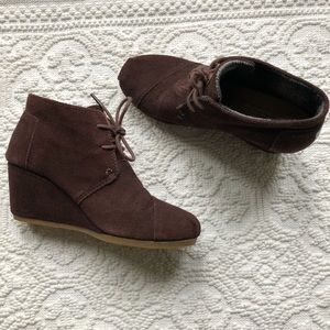 Toms Desert Wedge Bootie